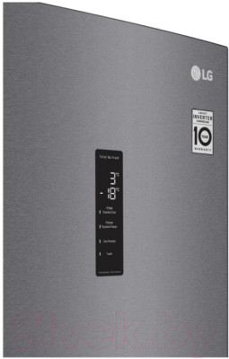 Холодильник с морозильником LG DoorCooling+ GA-B509CLSL - фото 8 - id-p211793513