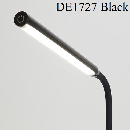 Настольный светодиодный светильник на прищепке DE1727 черный - фото 2 - id-p212024673