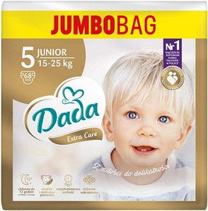 Подгузники детские Dada Jumbobag Gold Extra Care 5 Junior 68 шт.