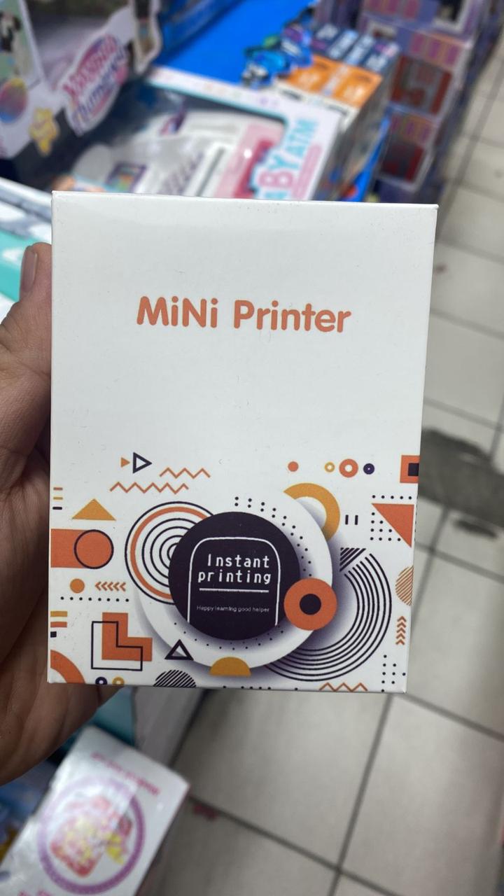 Портативный детский мини принтер (Mini Printer), электронная игрушка, карманный принтер для печати минипринтер - фото 10 - id-p212045811