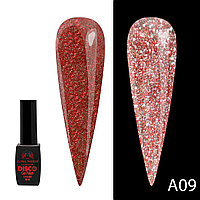 Гель лак Disco Gel Polish, Global Fashion, светоотражающий, 8 мл A09