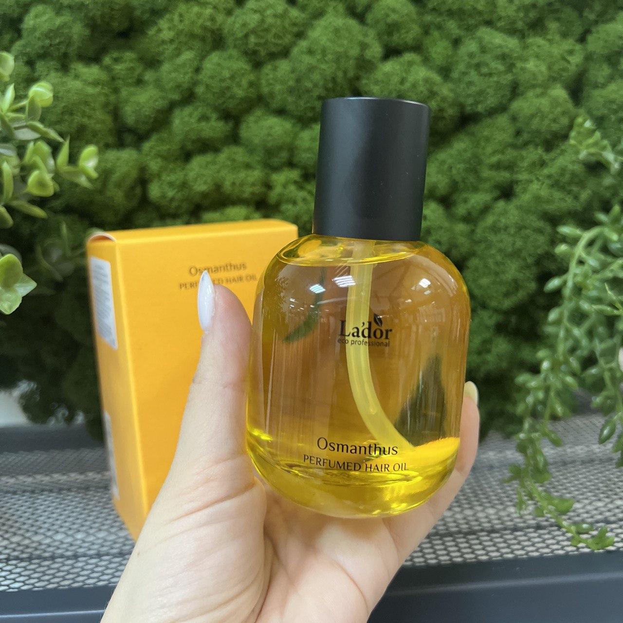 Восстанавливающее парфюмированное масло для волос Lador Perfumed Hair Oil 03 Osmanthus 80мл - фото 2 - id-p211951518
