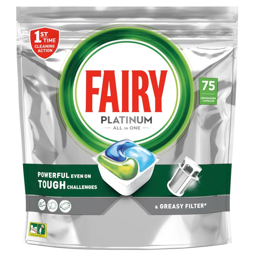 Капсулы Fairy Platinum All in 1, 75 шт.