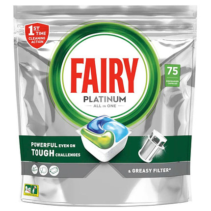 Капсулы Fairy Platinum All in 1, 75 шт., фото 2