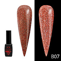 Гель лак Disco Gel Polish, Global Fashion, светоотражающий, 8 мл B07