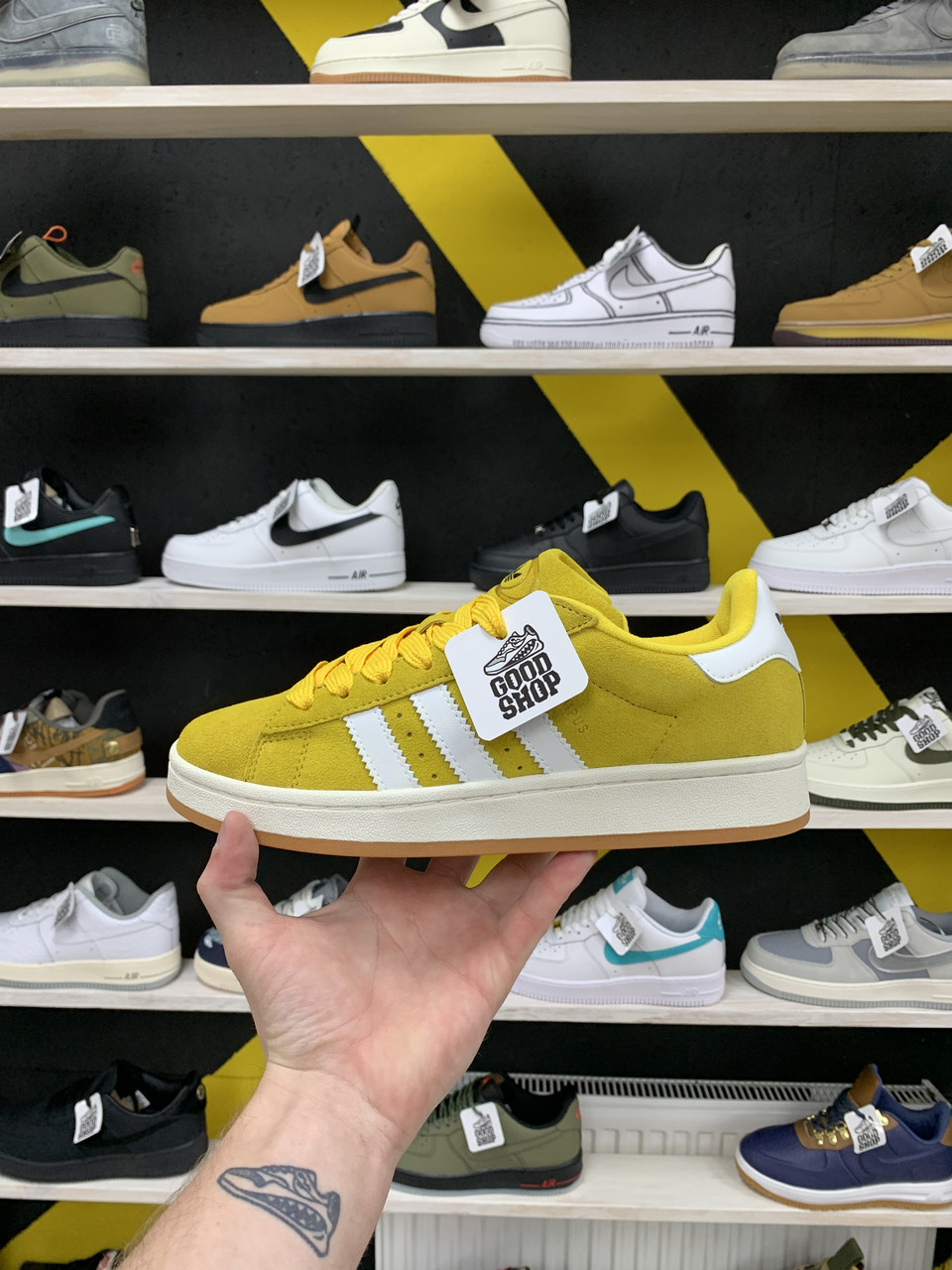 Кроссовки Adidas Campus 00's Yellow White