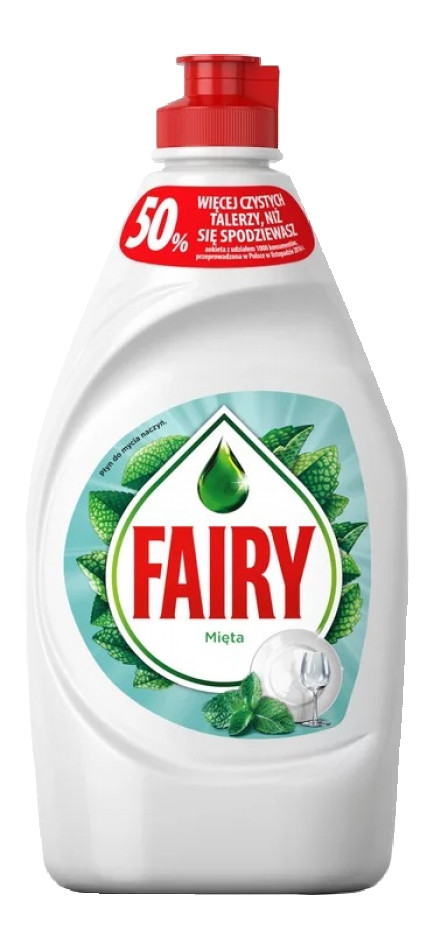 Концентрированное средство для мытья посуды Fairy 430 ml мята - фото 1 - id-p212050005