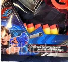 Детский игрушечный пистолет бластер 1966 на поролоновых пулях механический, игрушечное оружие для детей - фото 3 - id-p212050154