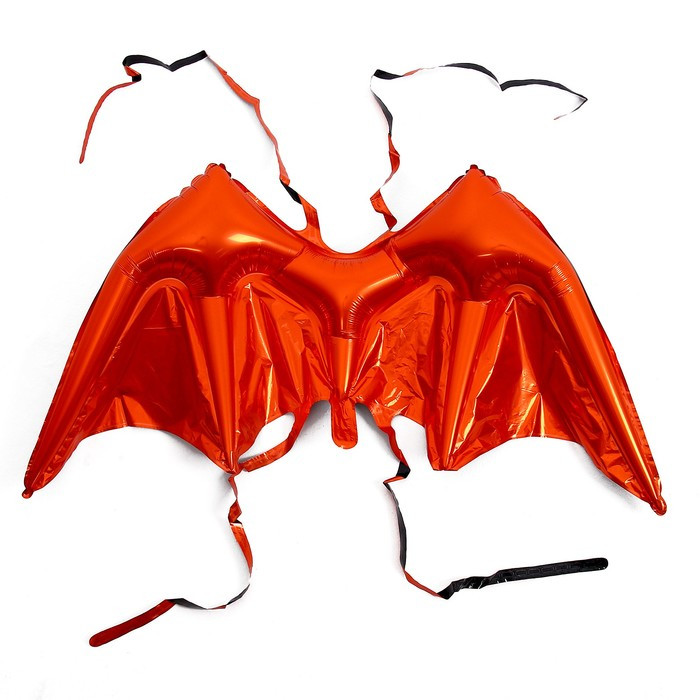 Шар фольгированный 50" "Крылья вампира", оранжевый - фото 1 - id-p212050396
