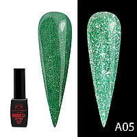 Гель лак Disco Gel Polish, Global Fashion, светоотражающий, 8 мл A05