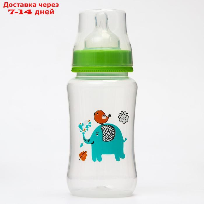Бутылочка для кормления, 320 мл., широкое горло, цвет зеленый - фото 3 - id-p211963274