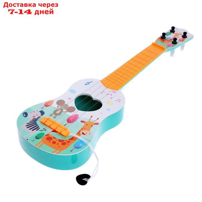 Музыкальная игрушка-гитара "Зоопарк", цвета МИКС - фото 6 - id-p211963755