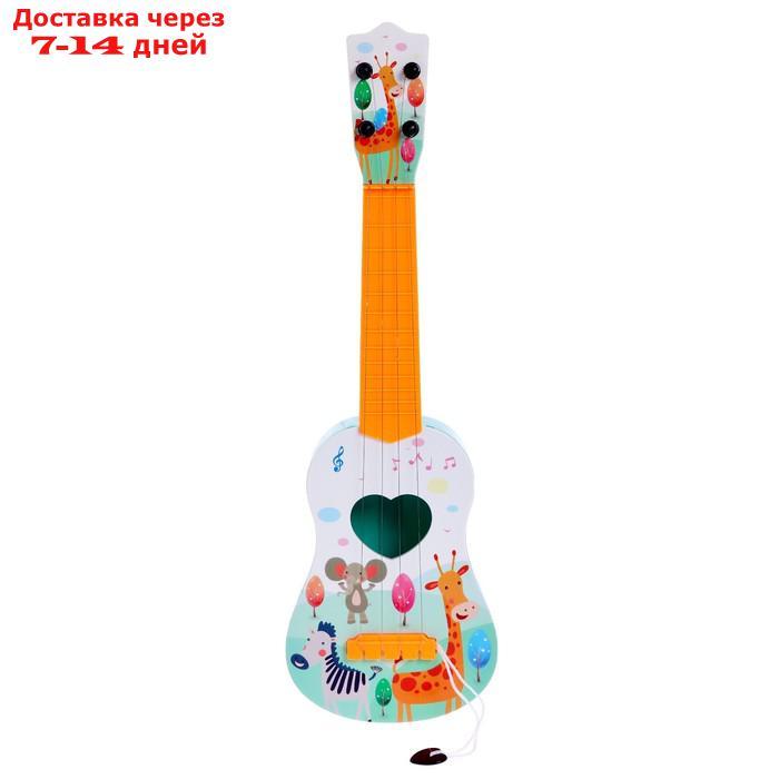 Музыкальная игрушка-гитара "Зоопарк", цвета МИКС - фото 9 - id-p211963755