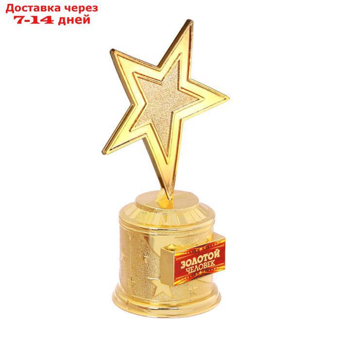 Фигура звезда литая "Золотой человек" - фото 3 - id-p211965174