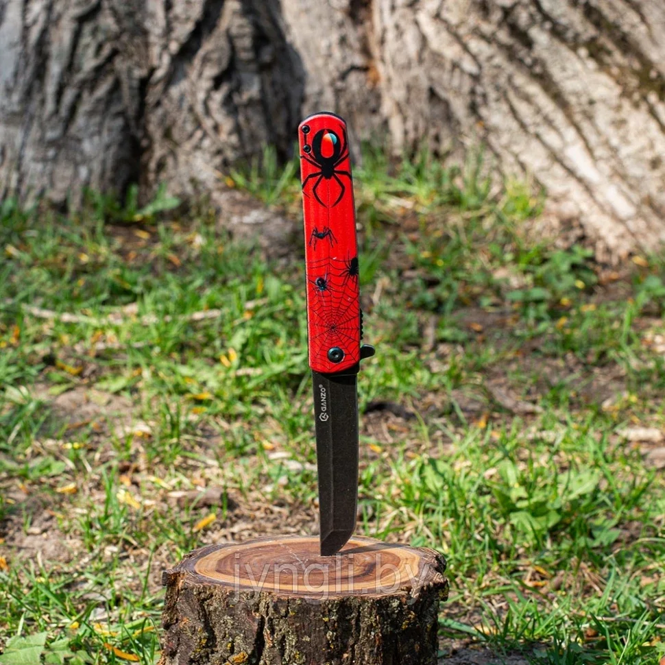 Нож складной Ganzo G626-RD красный паук - фото 6 - id-p212051746