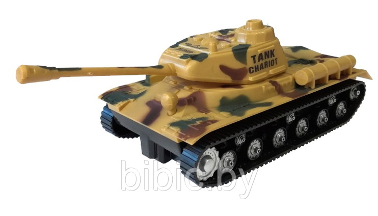 Детский игрушечный танк на радиоуправлении, игрушка радиоуправляемая на пульте управления военная техника - фото 2 - id-p212051805