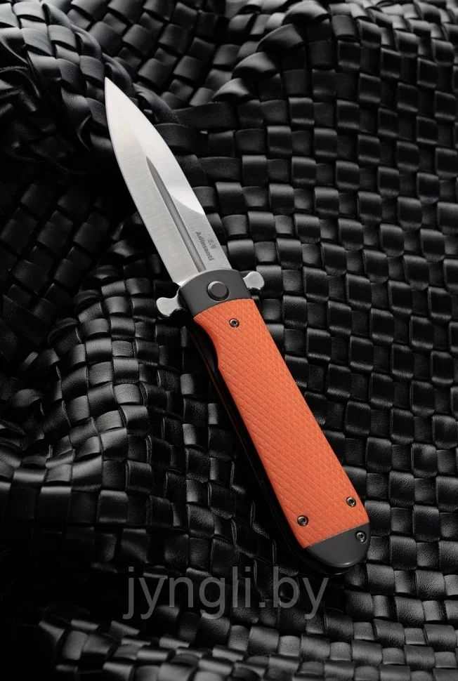 Нож Adimanti Samson by Ganzo (Brutalica design), оранжевый - фото 7 - id-p212051809