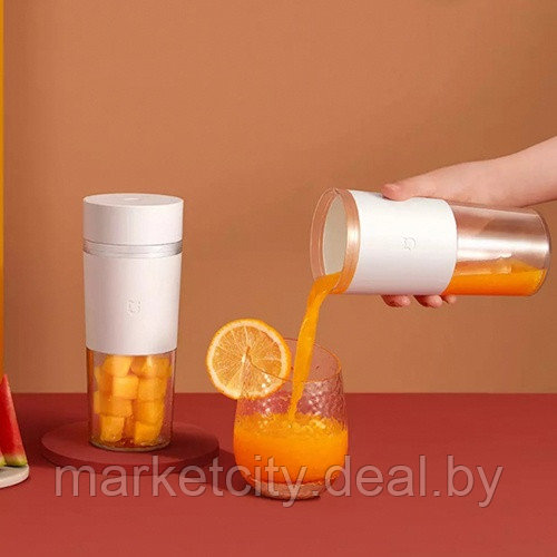 Портативный блендер Xiaomi Mijia Portable Juicer Cup MJZZB01PL - фото 4 - id-p212051869