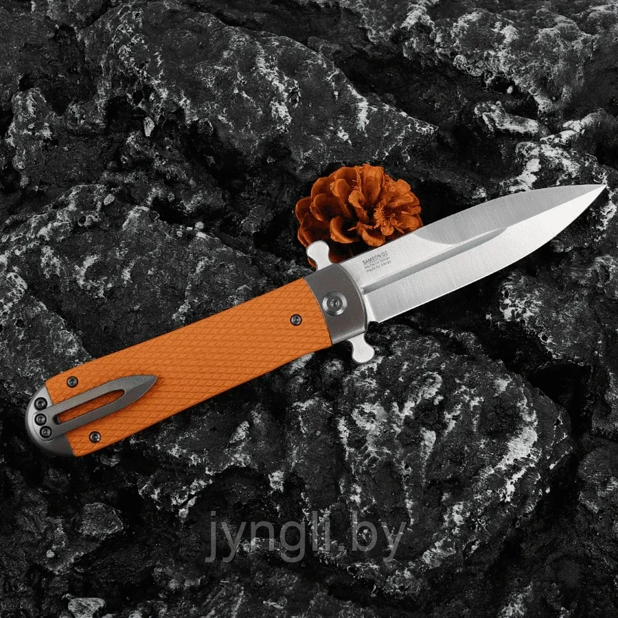 Нож Adimanti Samson by Ganzo (Brutalica design), коричневый - фото 9 - id-p212051870