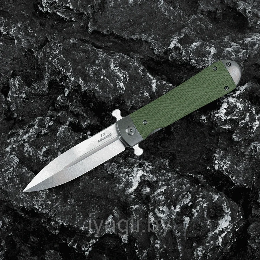 Нож Adimanti Samson by Ganzo (Brutalica design), зеленый - фото 9 - id-p212051871