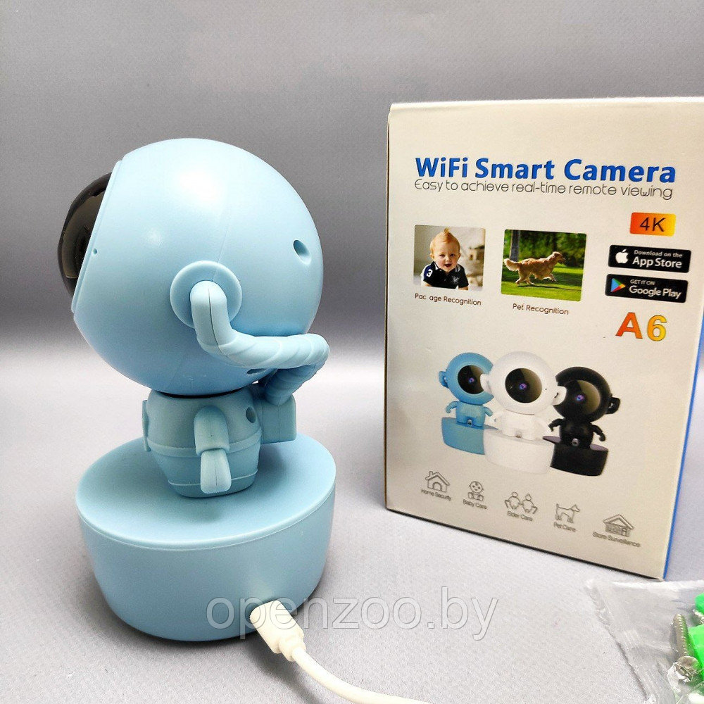 Умная камера Wi Fi smart camera 4K FULL HD Астронавт А6 (день/ночь, датчик движения, режим видеоняни) - фото 2 - id-p211956008