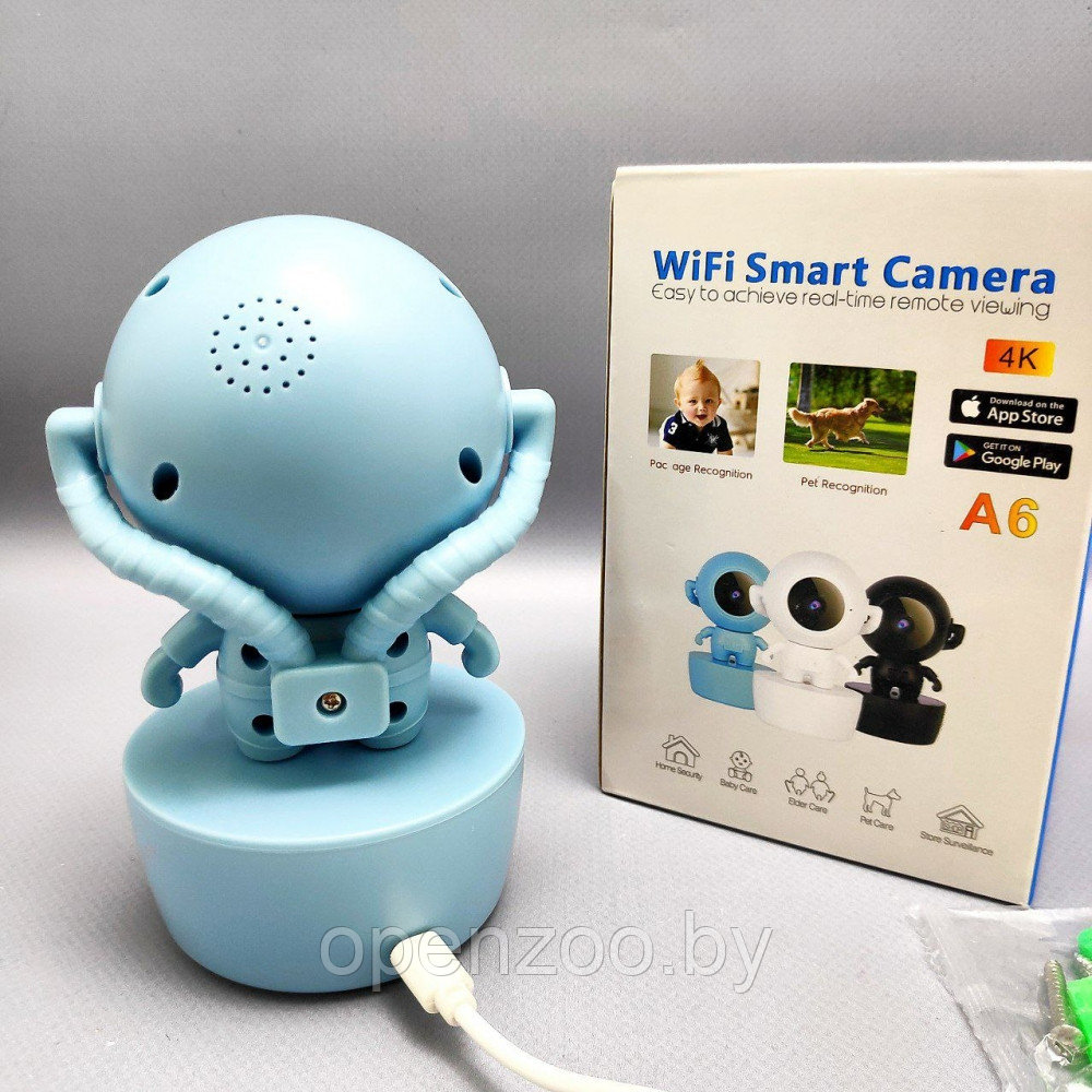 Умная камера Wi Fi smart camera 4K FULL HD Астронавт А6 (день/ночь, датчик движения, режим видеоняни) - фото 10 - id-p211956008