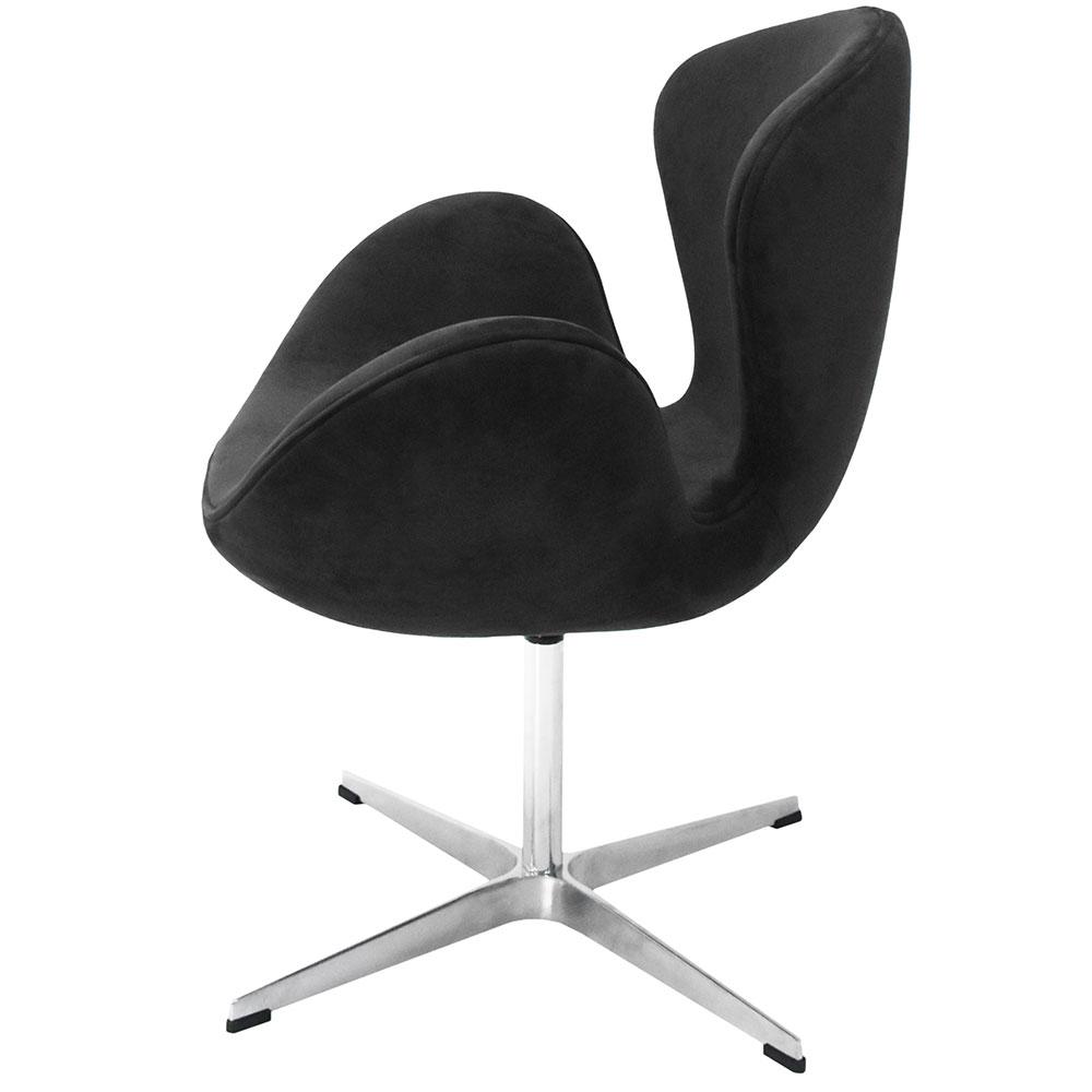 Кресло SWAN STYLE CHAIR графит, искусственная замша - фото 3 - id-p212056575