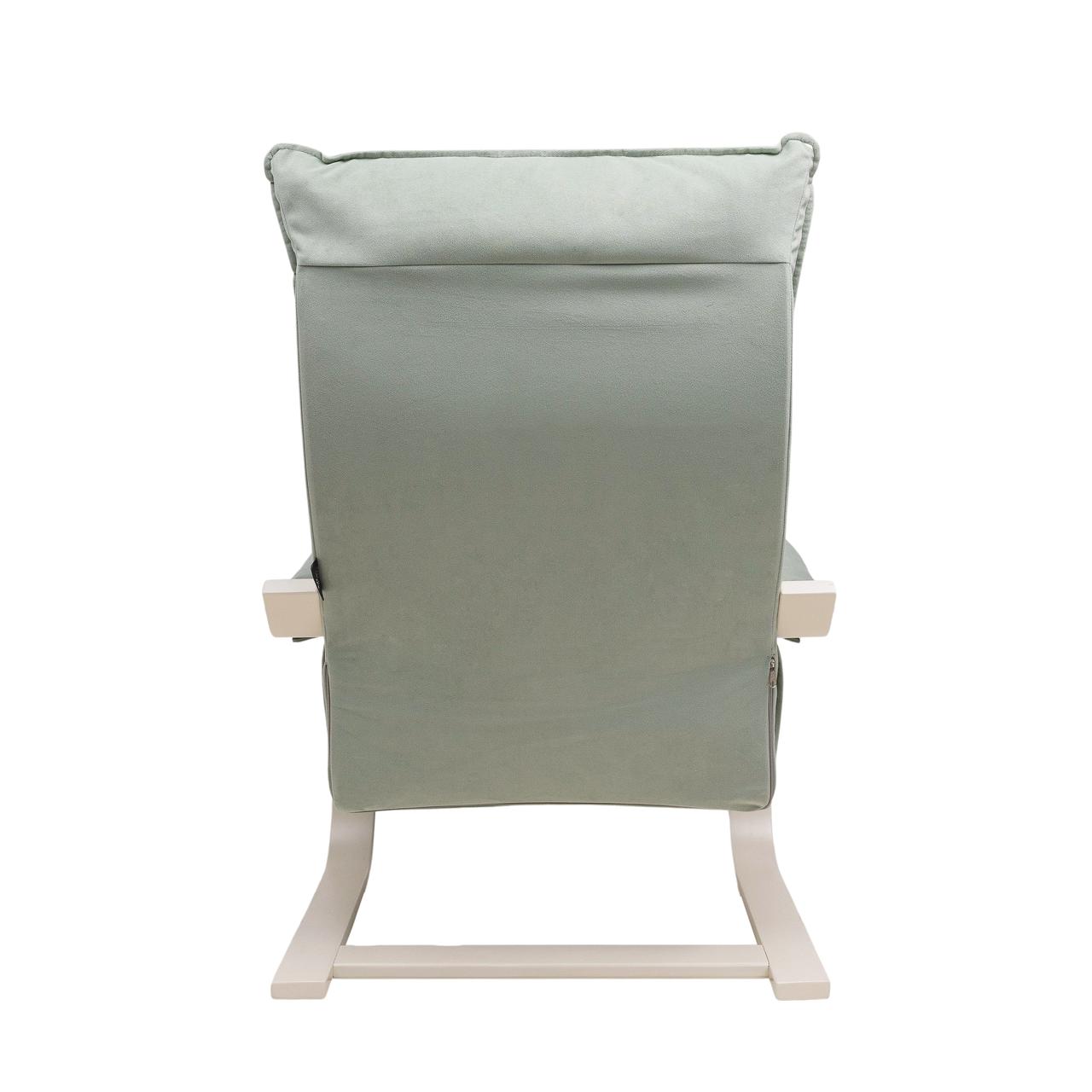 Кресло-качалка Leset Форест, мятный, велюр, цвет каркаса слоновая кость - фото 6 - id-p212057224