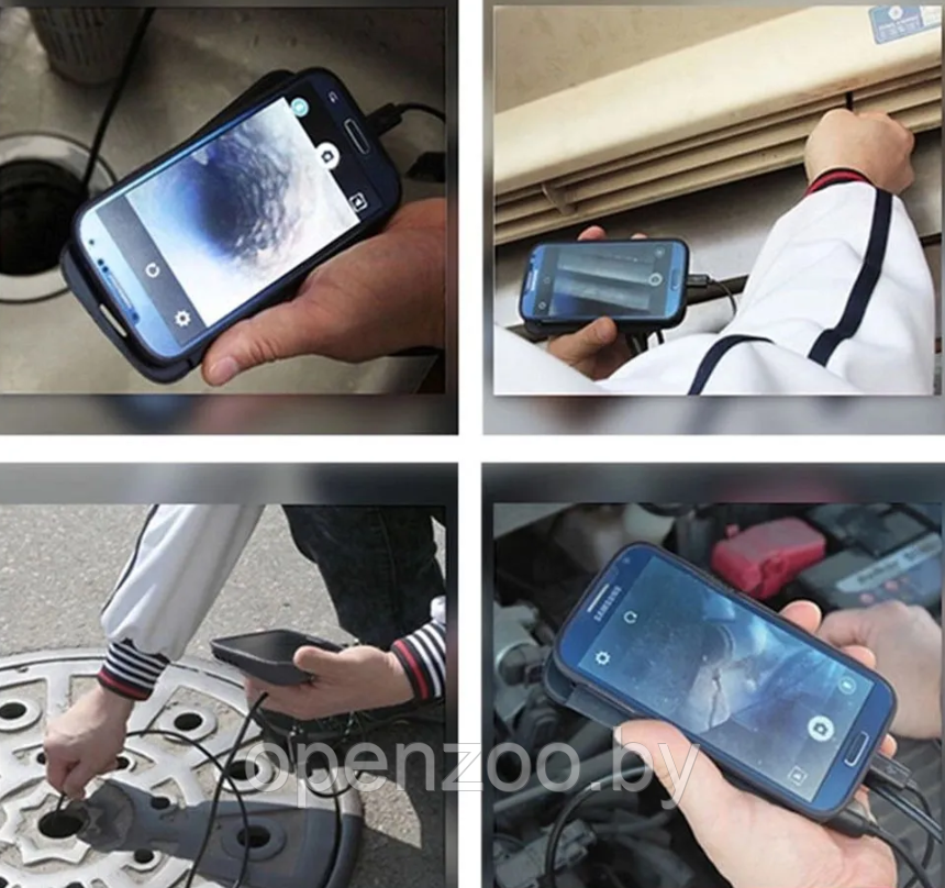Эндоскоп Wi-Fi Endoscope YPC-HD720P / Бороскоп для Android и IOS, с фонариком, водонепроницаемый - фото 7 - id-p93638525