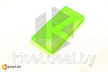 Силиконовый чехол Experts Huawei Ascend G510 (U8951), зеленый с волной