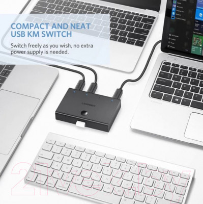 Сплиттер Ugreen USB 2.0 Sharing Switch 4x1 / 30346 - фото 3 - id-p211988091