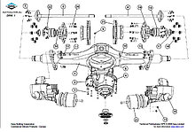 Болт 833193 Dana шпилька колеса мост автобус МАЗ