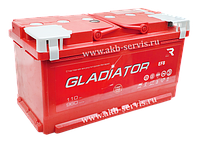 Аккумулятор 110Ah GLADIATOR EFB 6СТ-110, (- +) 960a, 353x175x190мм.