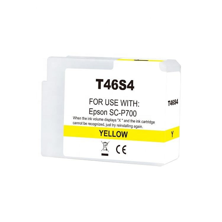 Совместимые картриджи для EPSON SureColor SC-P700/P900 (C13T46S100-C13T46S900, C13T46SD00) [SM] (Yellow - фото 1 - id-p211954875