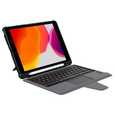 Чехол клавиатура Nillkin Bumper Combo Keyboard Case Черный для Apple iPad 10.2 - фото 1 - id-p212121507