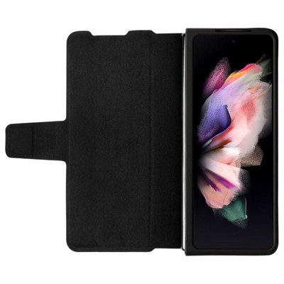 Кожаный чехол Nillkin Aoge Leather Case Черный для Samsung Galaxy Z Fold 4 - фото 3 - id-p212121508