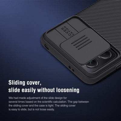Чехол-накладка Nillkin CamShield Черная для Xiaomi Poco X5 5G - фото 5 - id-p212121539
