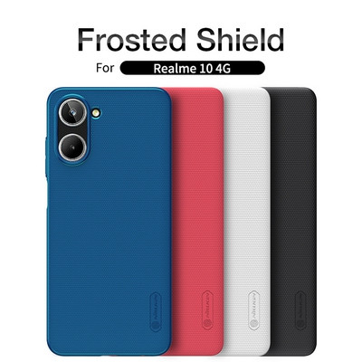 Пластиковый чехол Nillkin Super Frosted Shield Черный для Realme 10 4G - фото 6 - id-p212121564