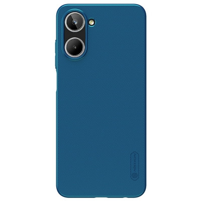Пластиковый чехол Nillkin Super Frosted Shield Синий для Realme 10 4G - фото 1 - id-p212121565