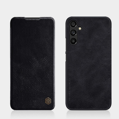 Кожаный чехол Nillkin Qin Leather Case Черный для Samsung Galaxy A34 - фото 4 - id-p212121593