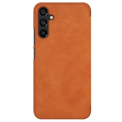Кожаный чехол Nillkin Qin Leather Case Коричневый для Samsung Galaxy A34 - фото 2 - id-p212121594