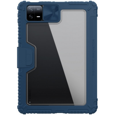 Защитный чехол Nillkin Bumper Leather Case Pro Синий для Xiaomi Pad 6 - фото 2 - id-p212121617