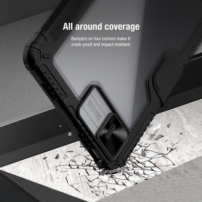Защитный чехол Nillkin Bumper Leather Case Pro Синий для Xiaomi Pad 6 - фото 4 - id-p212121617