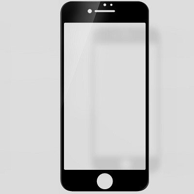 Противоударное защитное стекло на весь экран Ainy Full Screen Cover Black для Apple iPhone 8 - фото 2 - id-p212121649