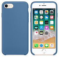 Силиконовый чехол голубой для Apple iPhone 8