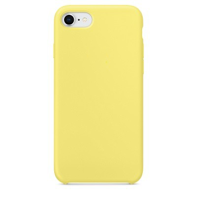 Силиконовый чехол желтый для Apple iPhone SE (2022) - фото 2 - id-p212121699