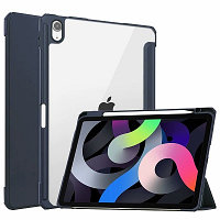 Защитный чехол книжка Acrylic TPU Case с креплением для стилуса синий для Apple iPad Air (2022)