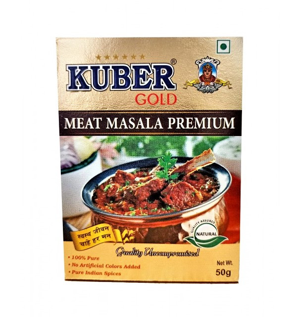 Смесь специй Мит Mасала Kuber Gold Meat Masala Premium, 50г - приправа для мяса