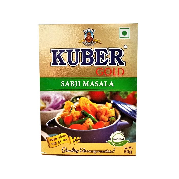 Смесь специй Сабжи Масала Kuber Gold Sabji Masala, 50г - приправа для овощей - фото 1 - id-p212123329