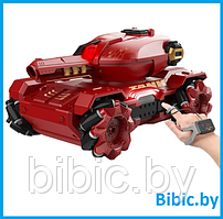 Детский игрушечный танк на радиоуправлении, игрушка радиоуправляемая на пульте управления военная техника